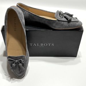 Talbots Women’s Kendall Grey Francesca Bow Shoes